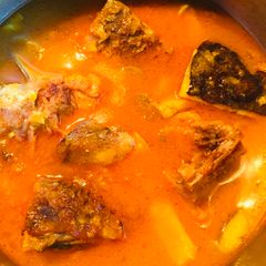 Olives with fish head stew A picture of Olives with fish head stew.