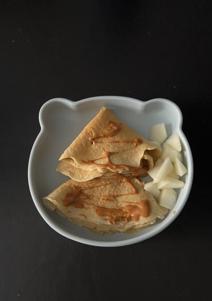 Una foto de Crepes de avena y plátano (BLW) en Thermomix
