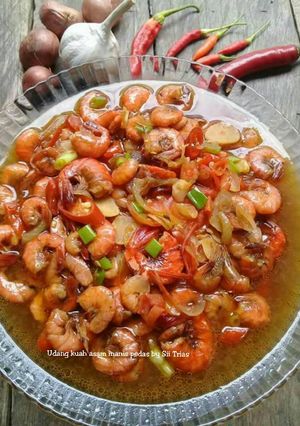 Foto resep Udang kuah pedas asam manis by Sii Trias💓