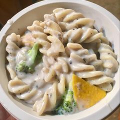 White sauce pasta A picture of White sauce pasta.
