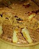 Torta integral invertida con ciruelas