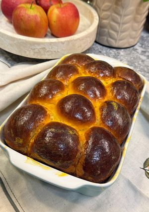 🍞 Foszlós gluténmentes kalácskenyér | Tangzhong (tángdzsong) előtésztával recept fotója