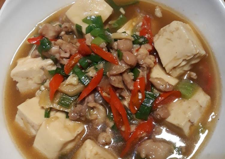 Tahu Air Daging Cincang