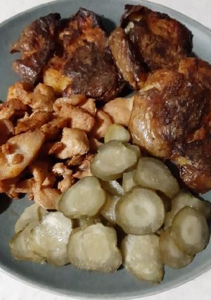 Főtt sült ropogós burgonya recept fotója