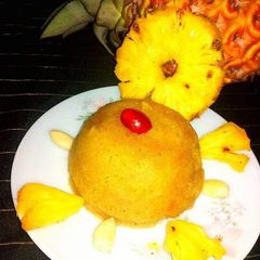A picture of Pineapple Halwa/Semolina Pineapple Kesari.
