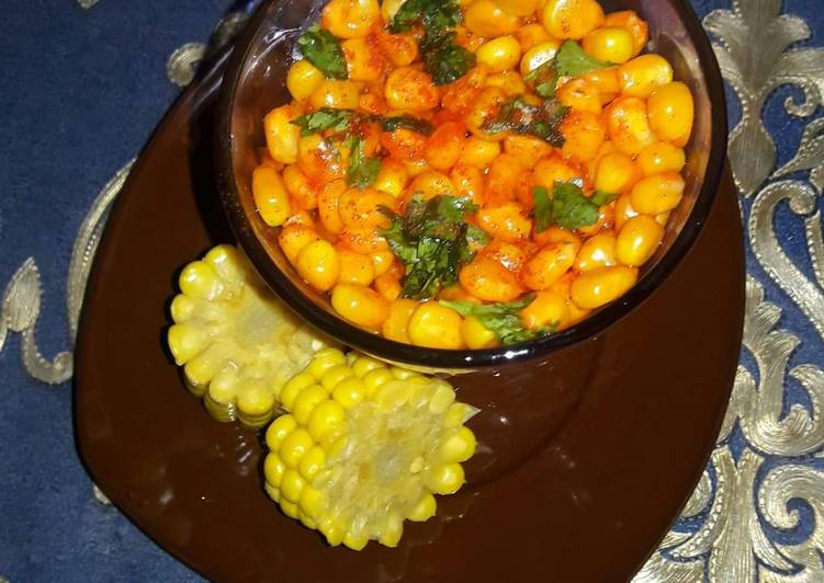 Recipe of Any-night-of-the-week Chatkhara flavour Sweet Corns