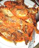 Ikan sambal merah khas aceh