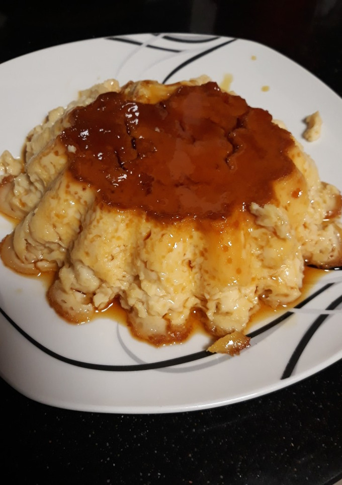 Una foto de Flan de vainilla