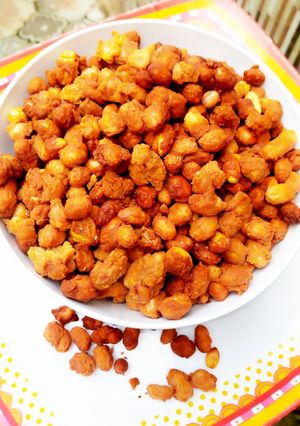 A picture of Peanut burger.