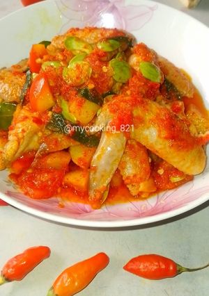 Foto resep Resep Balado Ayam Pete Rumahan