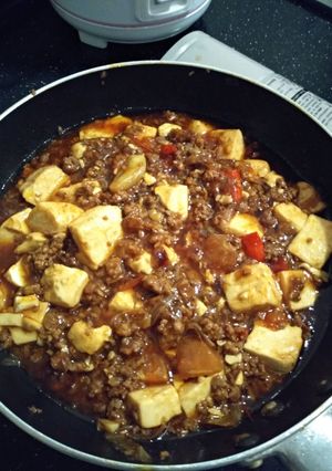 A picture of Mapo Toufu.