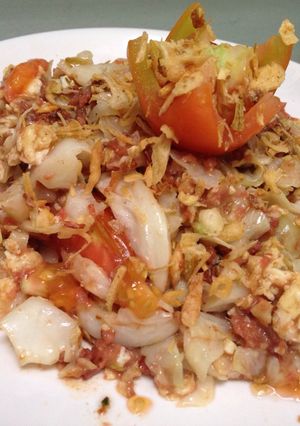 Foto resep Tumis kol kornet telur