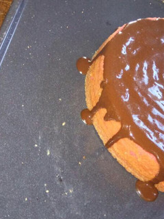 A picture of Chocolate dripping.