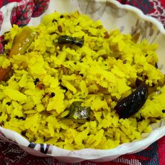 Chuda upma (chiwda upma) A picture of Chuda upma (chiwda upma).