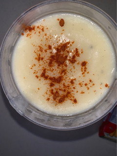 Una foto de Crema de espárragos blancos, calabacín y puerros!!