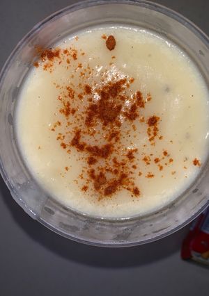 Una foto de Crema de espárragos blancos, calabacín y puerros!!