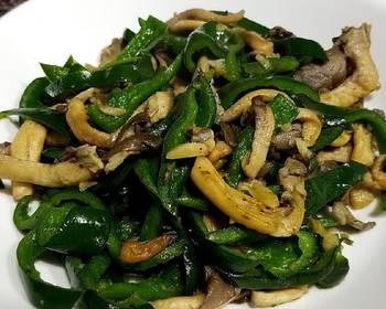 Easy Recipe Oyster mushroom and chili stirfry Savory Delicious