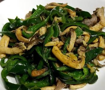 How To Serving Recipe Oyster mushroom and chili stirfry Very Delicious