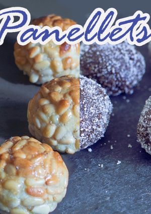 Una foto de Panellets para el Día de Todos los Santos