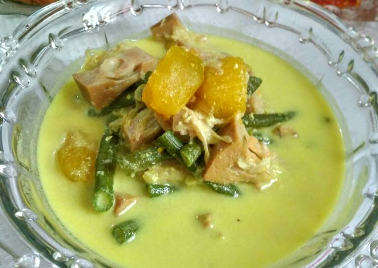Proses meracik Sayur nangka labu kuning Anti Gagal