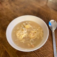 A picture of Cauliflower and Cannellini bean Garlic Soup.