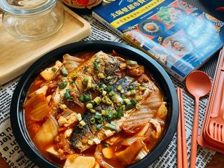 韓式泡菜豆腐鯖魚