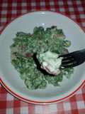 Spatzle di spinaci e speck