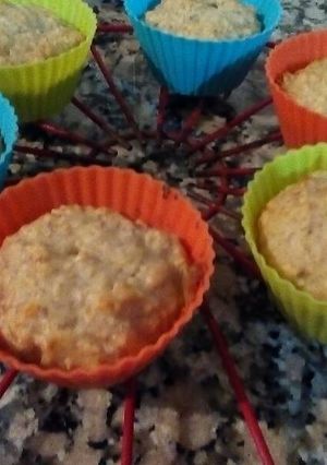 Una foto de Muffins de avena y banana -veg !