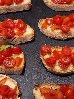 A picture of Tomato Bruschetta.