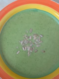 Una foto de Crema de calabaza vegana