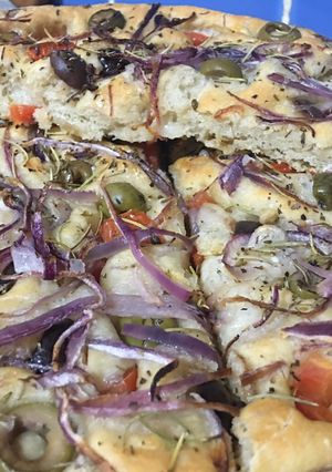 Una foto de Focaccia italiana