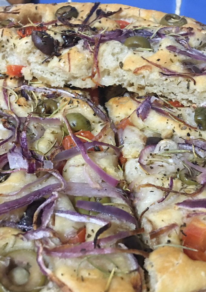 Una foto de Focaccia italiana