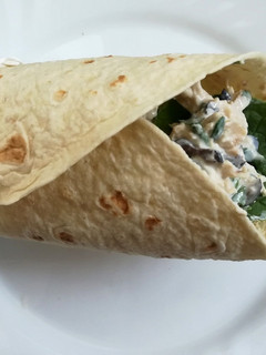 Foto de Wraps com Pasta de Frango e Espinafres