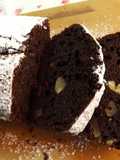 Budín de cacao y nata montada