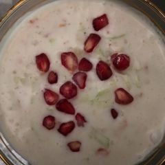 A picture of Veg rayta.