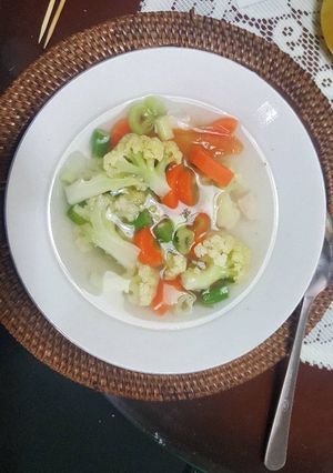 Foto resep Sup Ayam Kembang Kol