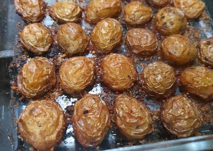 Cara Memasak Baby potato oven cemilan anak sehat Sederhana Dan Enak