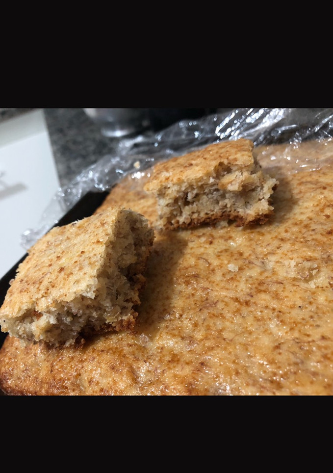 Una foto de Budín de banana súper fácil