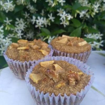 Muffins de salvado de avena, manzana y nuez Receta de AmapolaBakery- CookpadCompartir un CooksnapCompartir-image