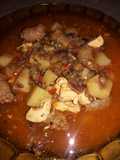 Rico guisito con lo que hay en el refrigerador