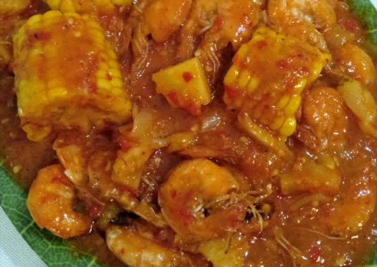 Resep Udang saos asam manis Anti Gagal