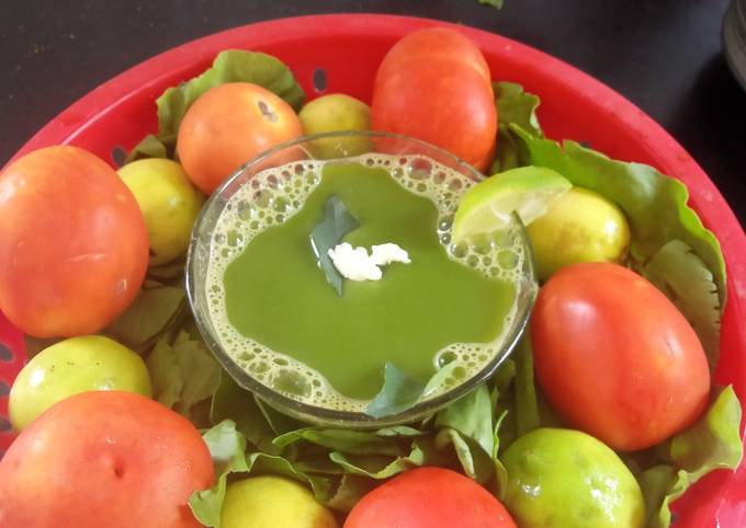 Easy and Quick Recipe Spinach Soup Recipe