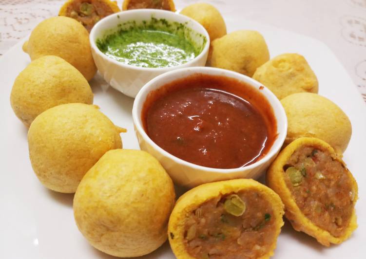 Steps to Prepare Any-night-of-the-week Left over Aloo Sabzi Vada