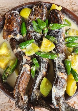 Foto resep Gabus Asap Kuah Santan