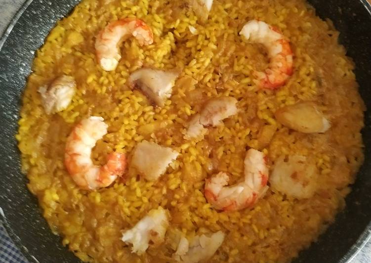Arroz marinero y punto