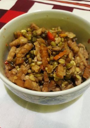Foto resep Tumis Tempe dan Kecambah