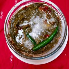 A picture of Sarson Ka Saag.