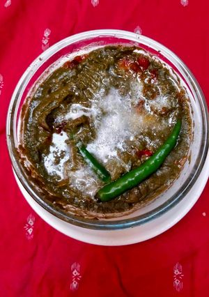 A picture of Sarson Ka Saag.