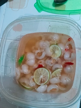 Easy Way Prepare Asinan pedes manis buah rambutan the  Makes Drooling Really delicious