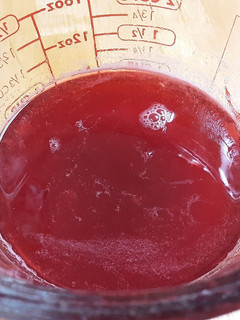 A picture of Raspberry Simple Syrup.